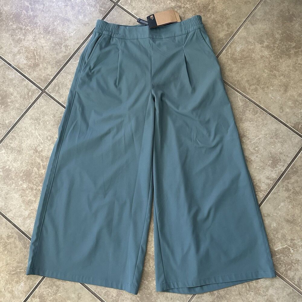 The North Face Women's Standard Wide Leg Pants Size 8 Goblin Blue FlashDry $119